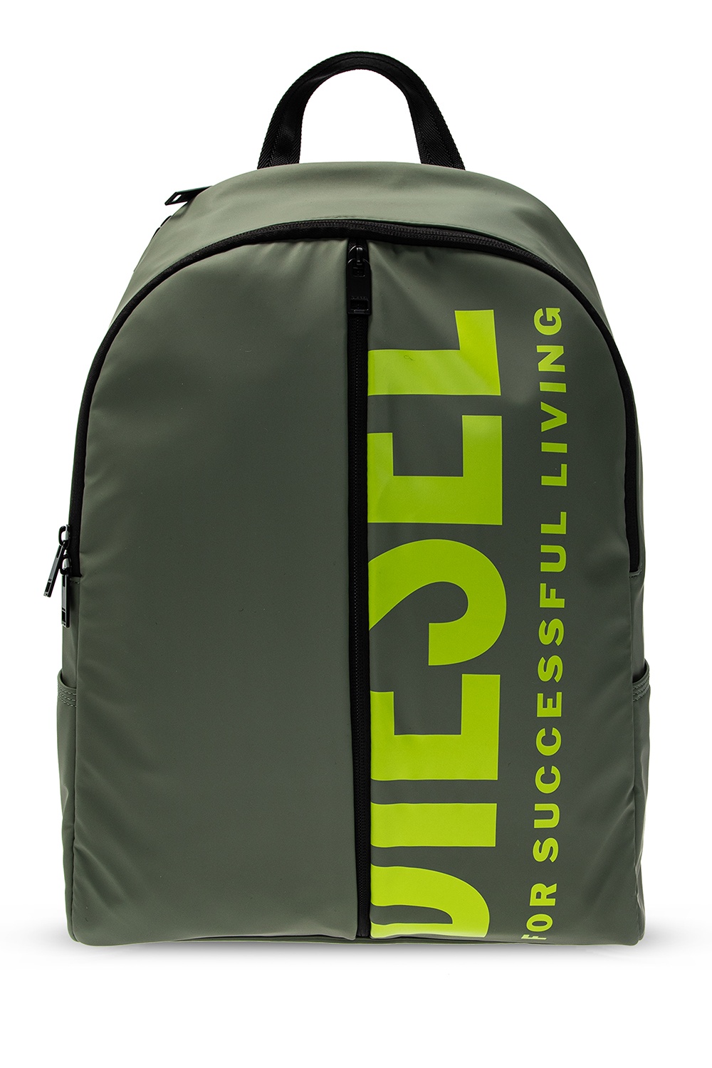 【DIESEL】Logos Backpack L Women's Logos L-Large backpack in recycled nylon | Black